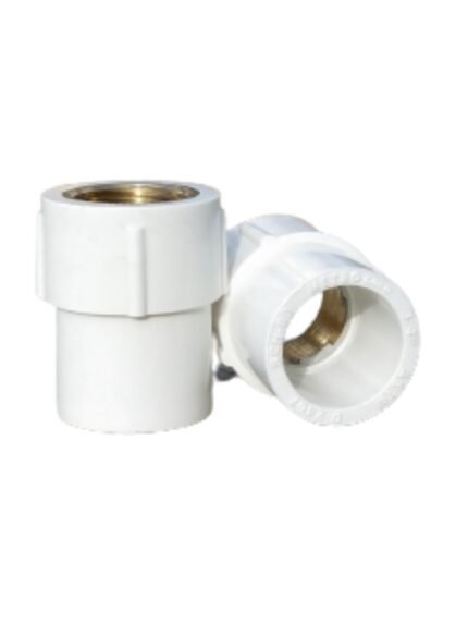 Metro UPVC Plain -Red. FTA (Brass)